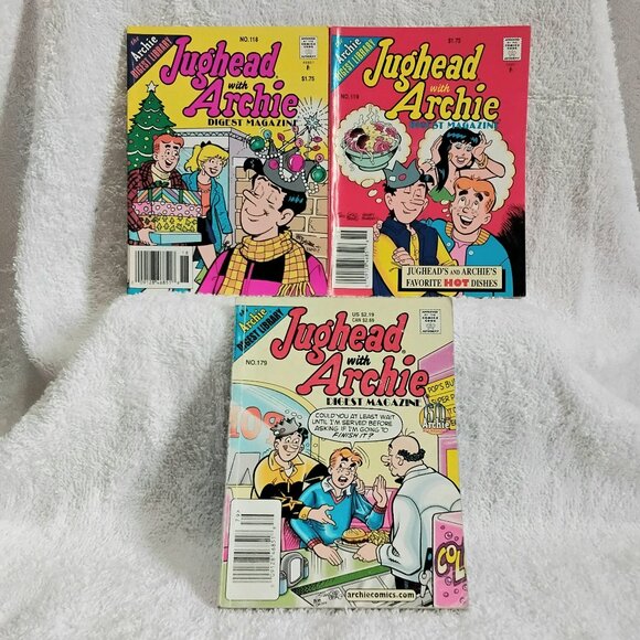 Group of 3 Assorted Jughead with Archie Digest Magazines by Archie Comics!! - Picture 1 of 2